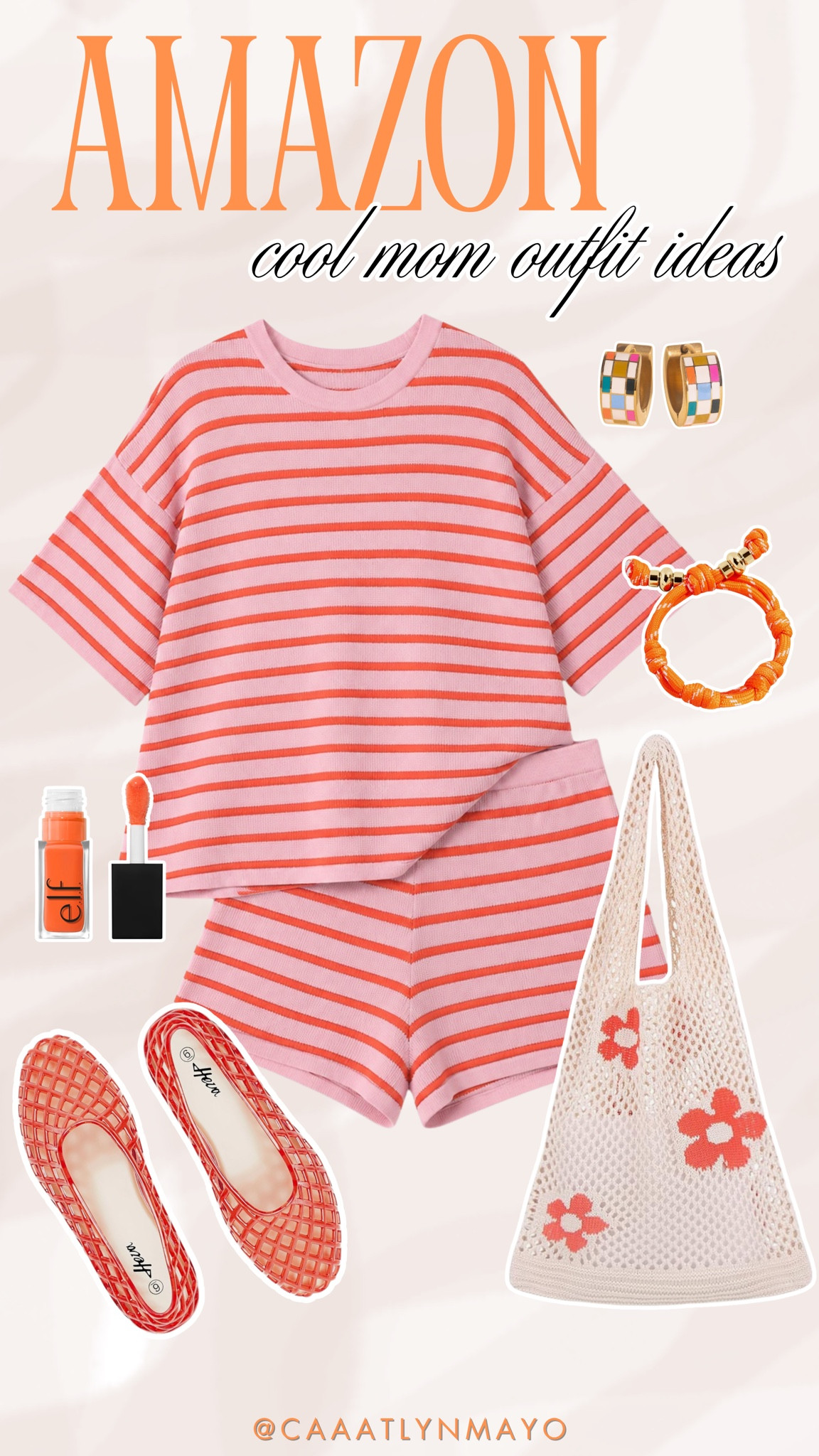 Look cute and comfy with this pink stripe set from Amazon! Perfect for any summer day. #summerstyle #amazonfashion #coolmom #outfitinspo

#LTKootd #LTKSeasonal #LTKmomlife