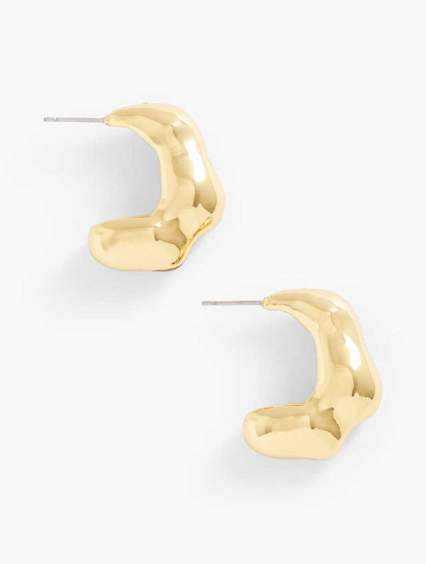 Sculptural Hoop Earrings | Talbots