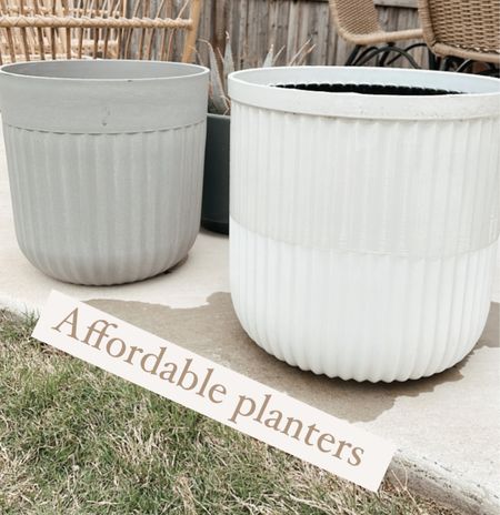 Love these fluted planters and they’re so affordable!

#LTKhome #LTKSeasonal #LTKFind