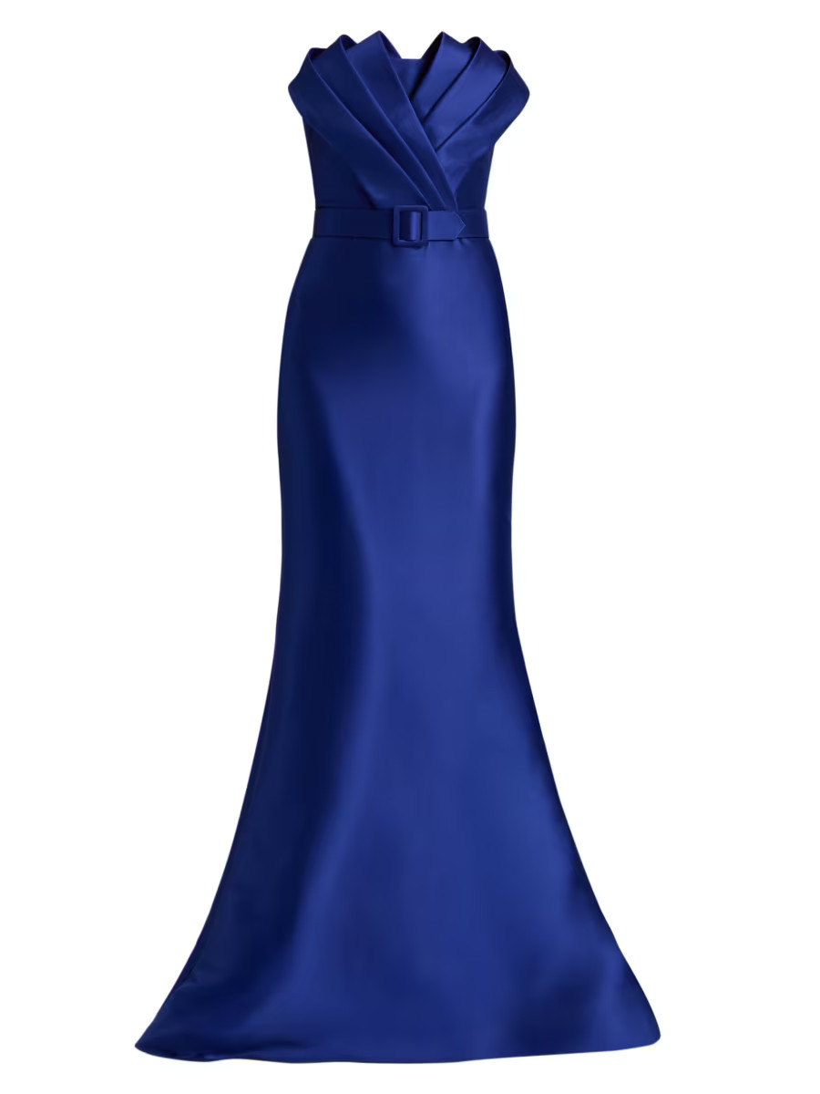 Satin Strapless Evening Gown | Saks Fifth Avenue