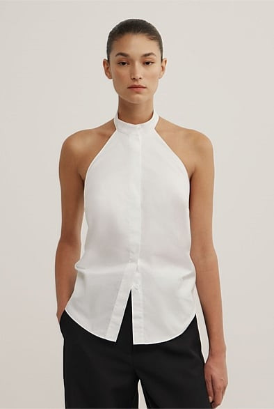 OCRF Halter White Shirt | Witchery (AU)