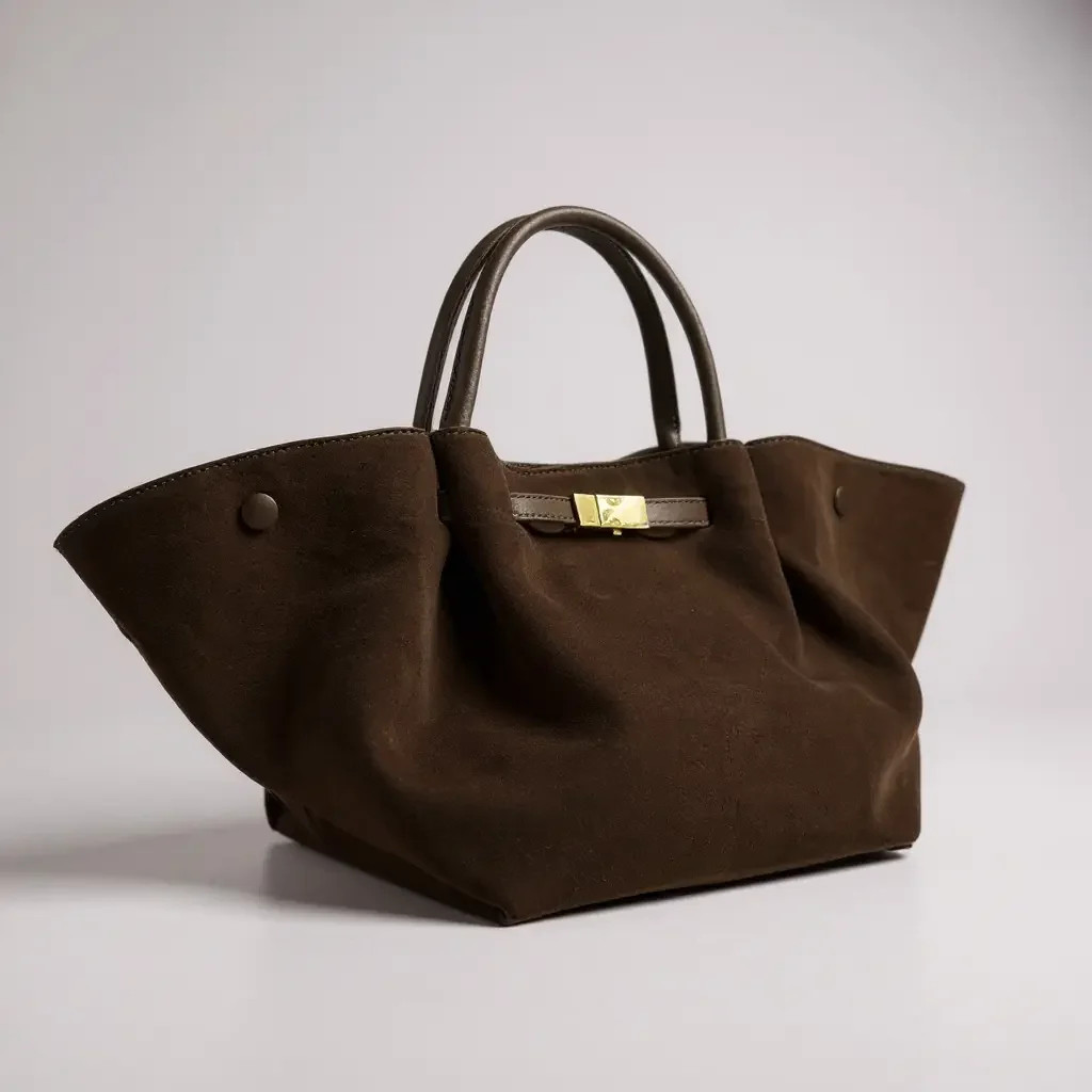 THE MARY SUEDE TOTE BAG (FINAL SALE) | The Bag Icon US