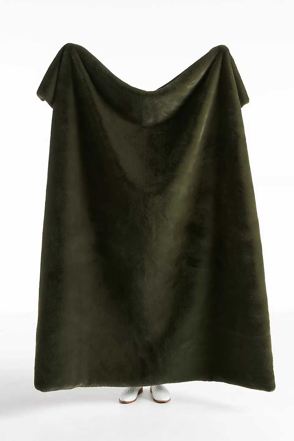 Sophie Faux Fur Throw Blanket | AnthroLiving | Anthropologie (US)