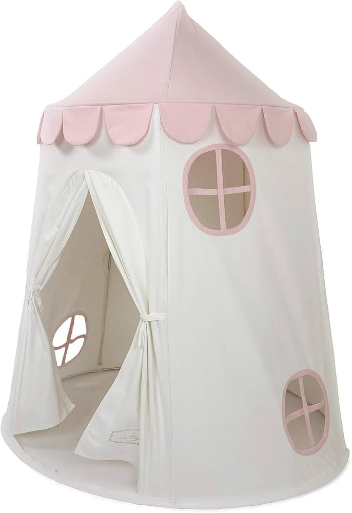 | Castle Tower Play Tent | Kids Playhouse | Indoor Fort | Cotton Canvas | Premium Quality (42" Wi... | Amazon (US)