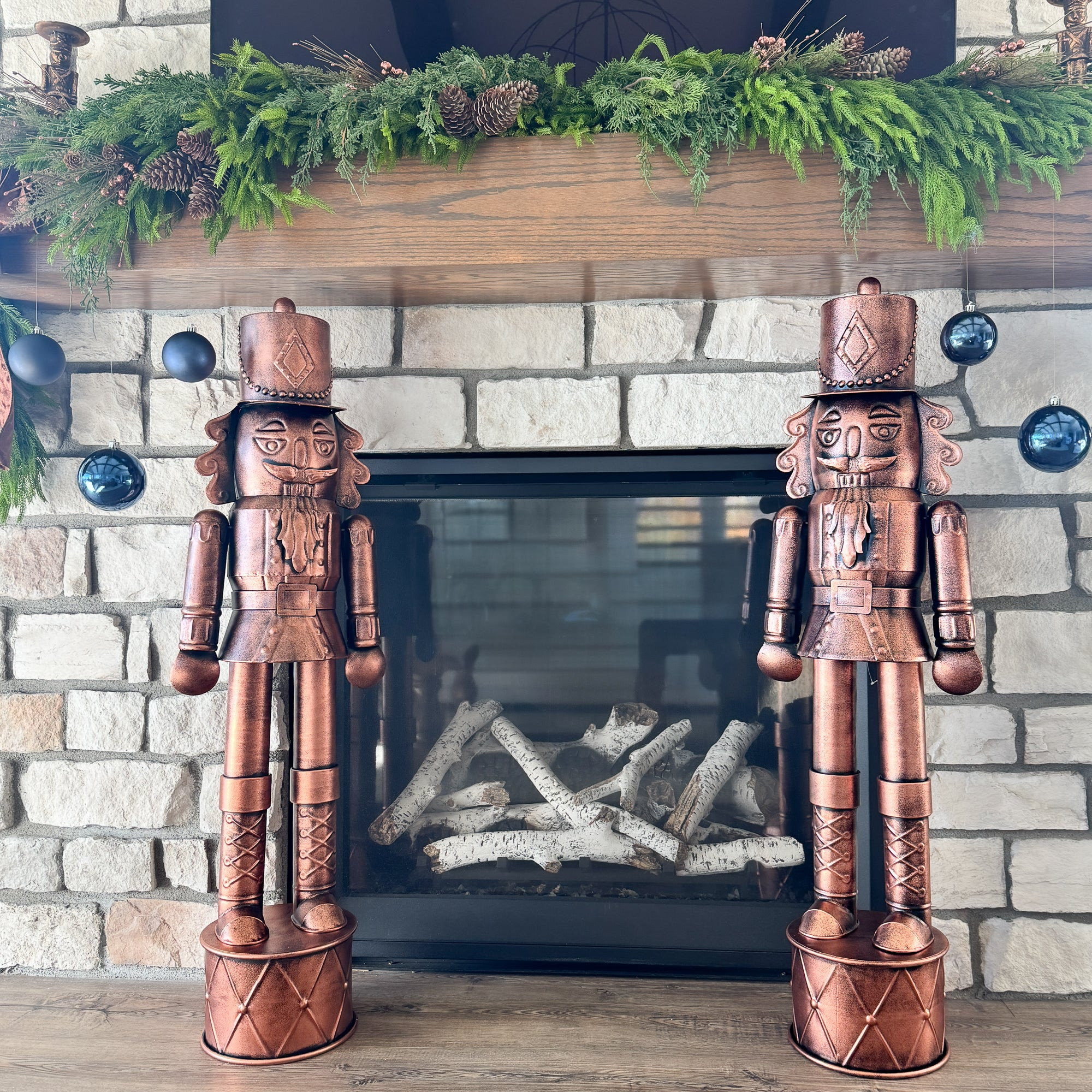 Large Copper Nutcracker Statue | Interior Delights