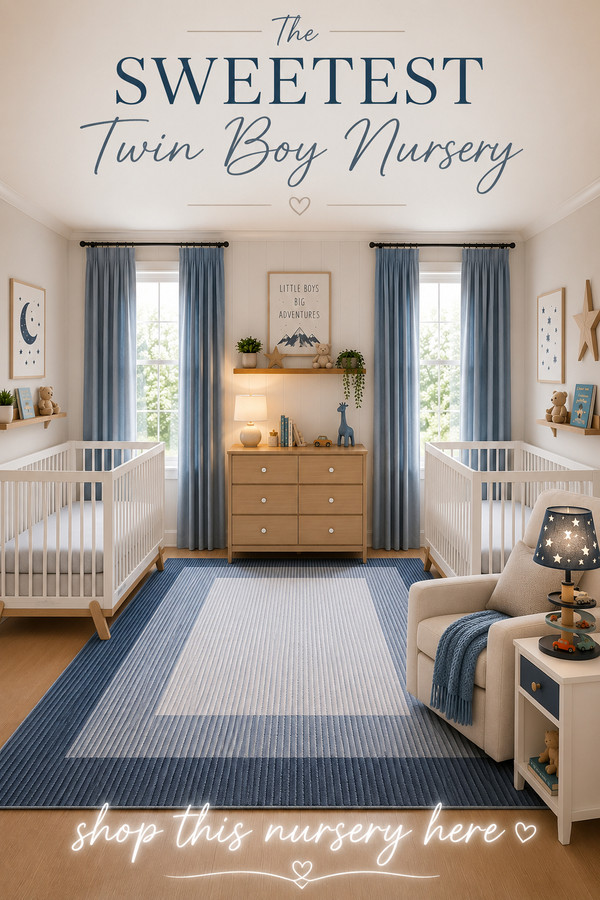 Designing a nursery for twins