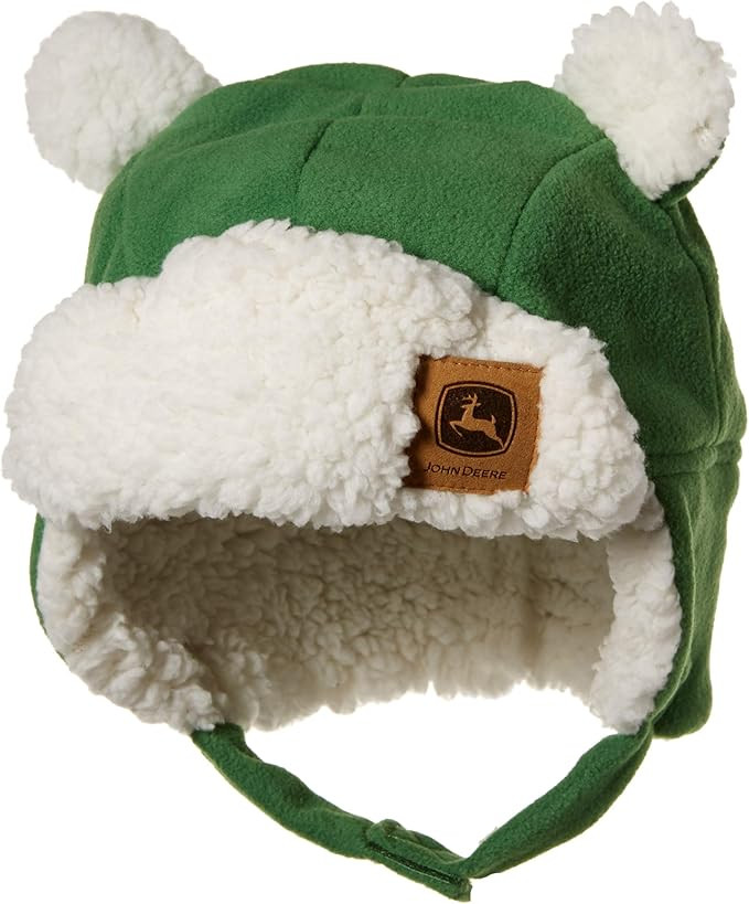 John Deere Boys' Toddler Winter Cap, Green | Amazon (US)