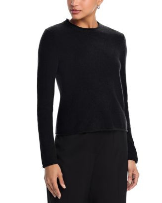 100% Cashmere Rolled Edge Sweater - Exclusive | Bloomingdale's (US)