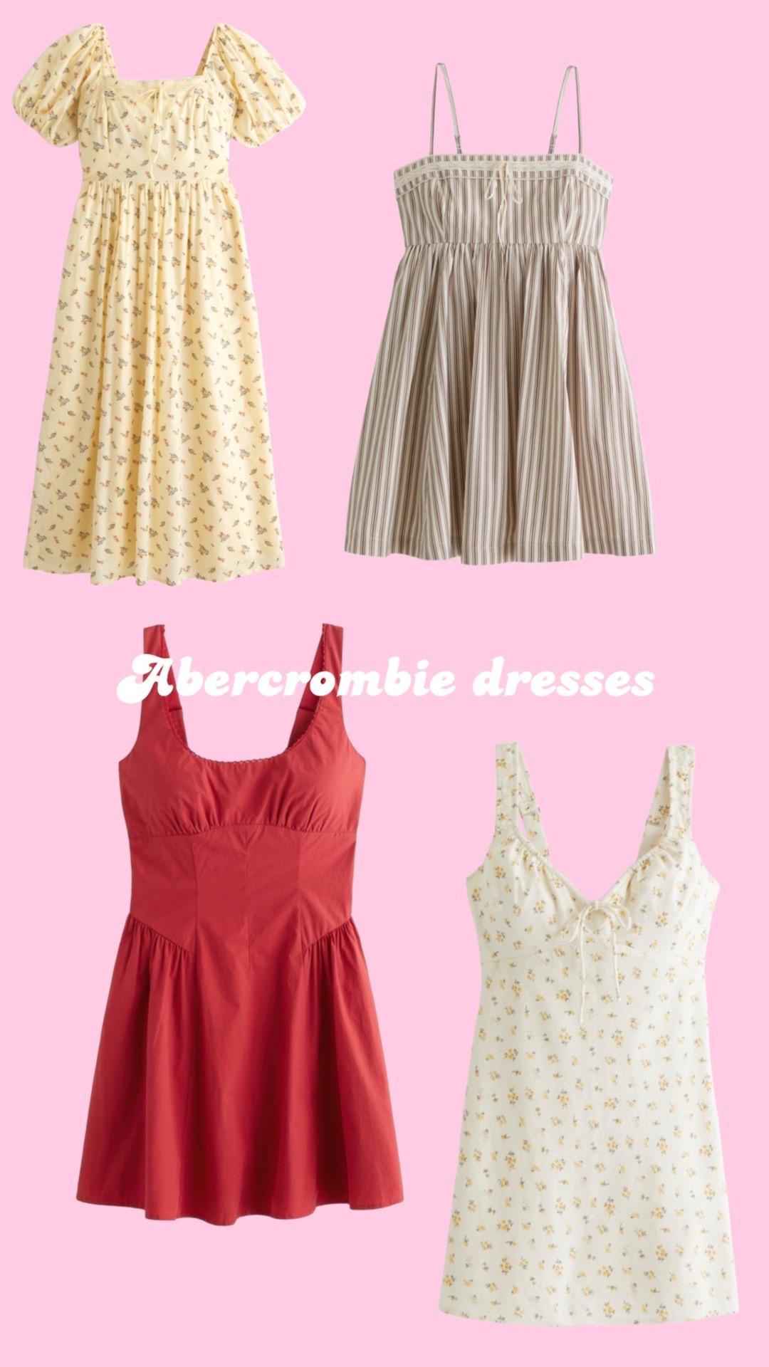 Abercrombie dresses 

#abercrombie #dress #casual #vacation 

#LTKootd #LTKMothersDay #LTKgrwm