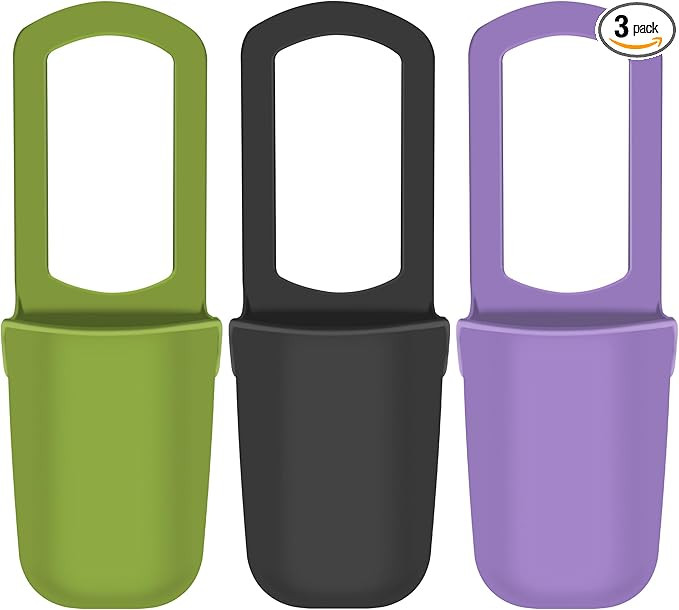 Hands-Free Cup Holder for Stroller and Bike, Universal Leak-Resistant Silicone Bottle Holder with... | Amazon (US)