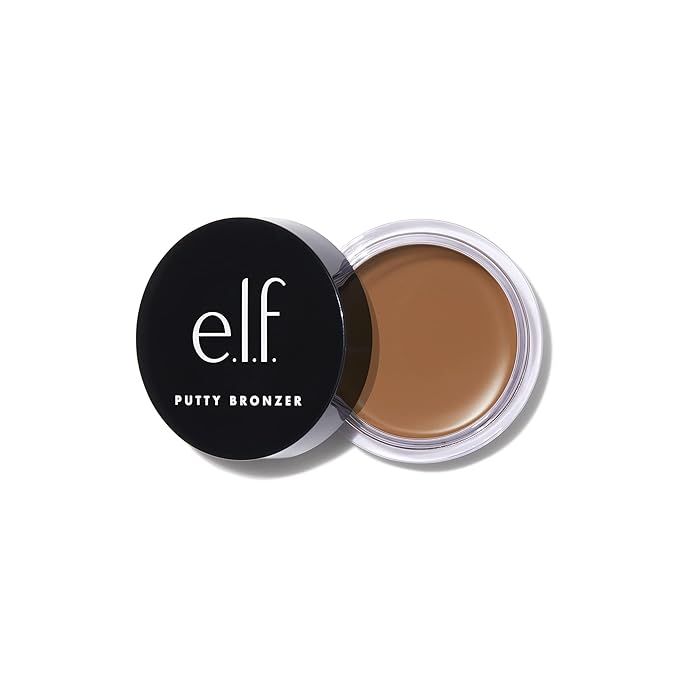 e.l.f. Putty Bronzer, Creamy & Highly Pigmented Formula, Creates a Long-Lasting Bronzed Glow, Inf... | Amazon (US)