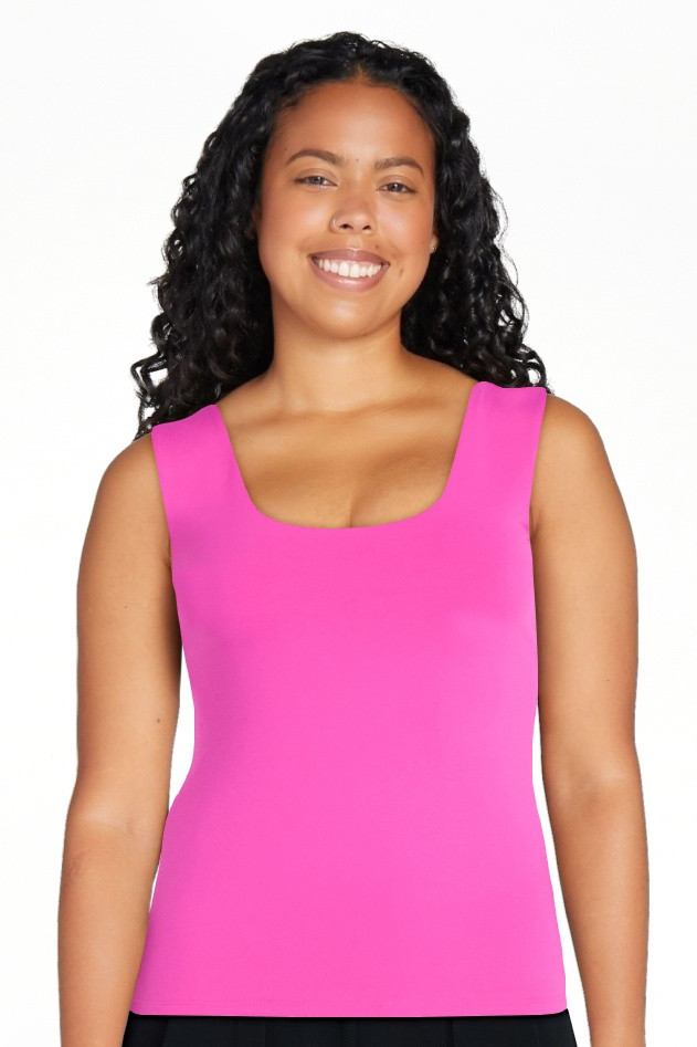 Scoop Women's Sleeveless Scoop Neck Contour Top, Sizes XS-XXL | Walmart (US)