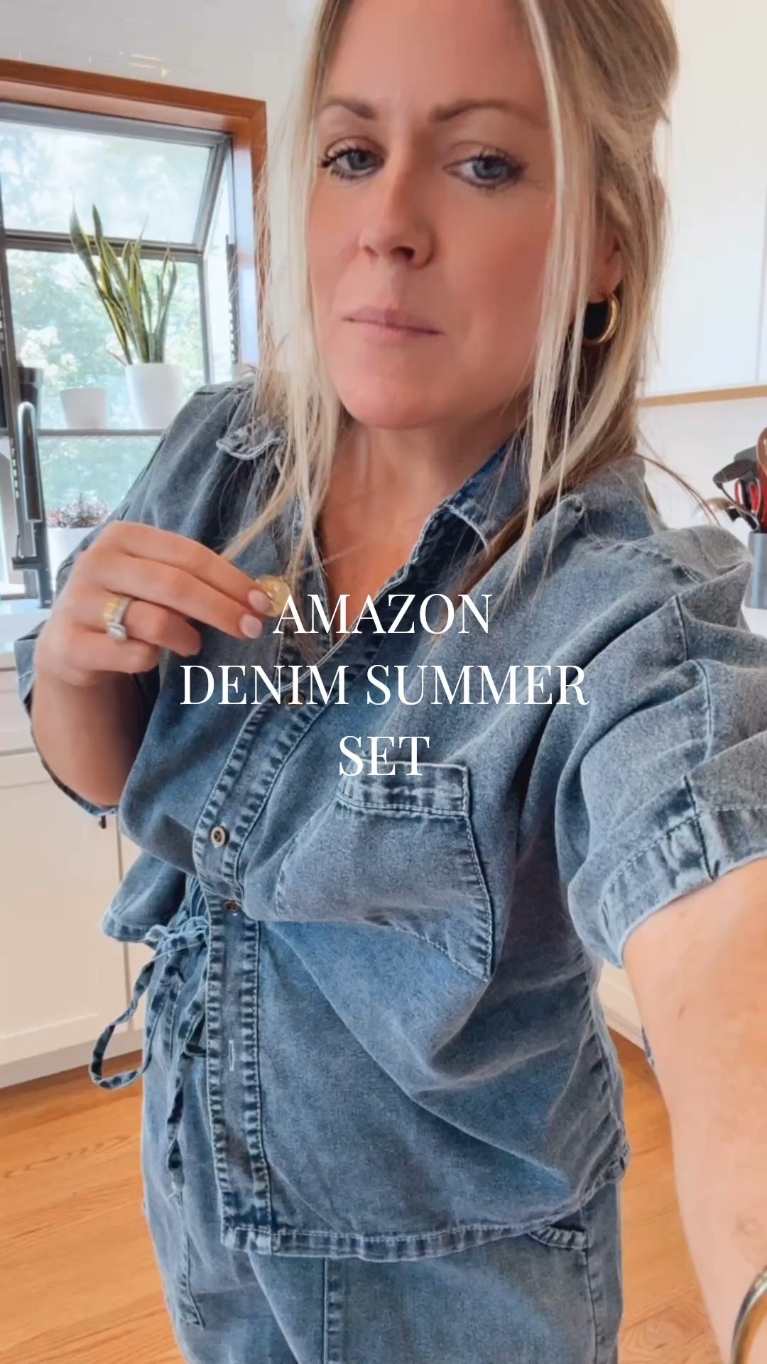 Amazon Denim Spring & Summer Set! Wearing a S.

#LTKootd #LTKPetite #LTKmomlife
