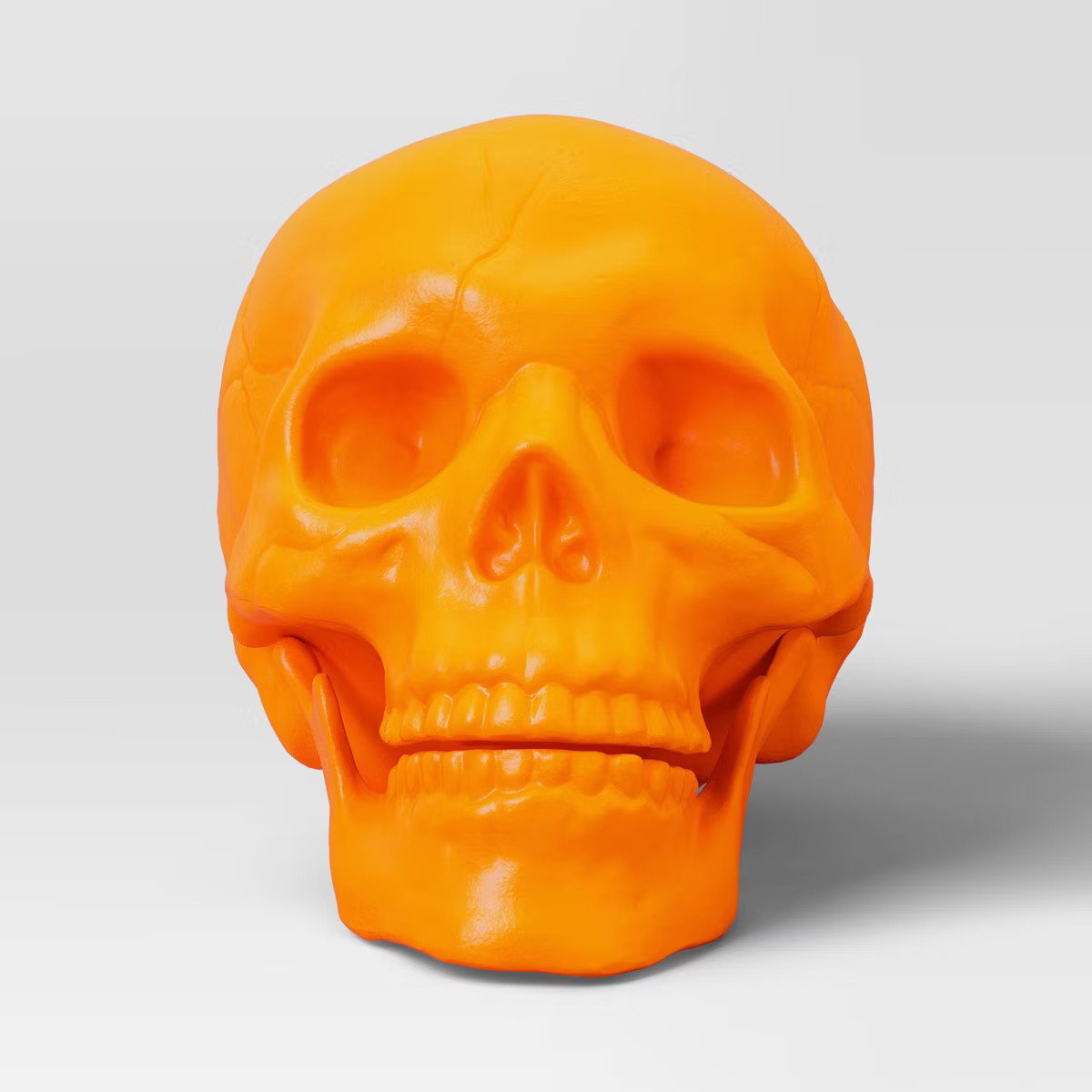 6" Orange Skull Halloween Skull Decorative Prop - Hyde & EEK! Boutique™ | Target