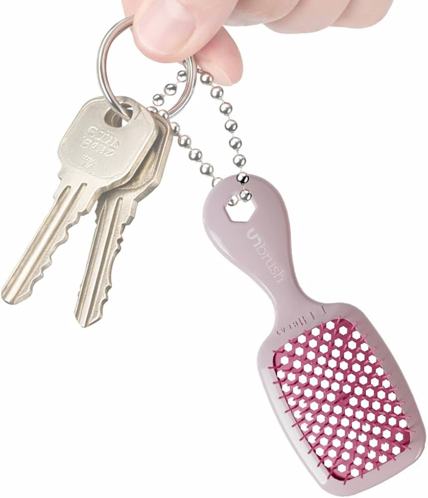 FHI Heat UNbrush Keychain Super Mini Hair Brush — Collectible Miniature Charm for Bags and Keys... | Amazon (US)
