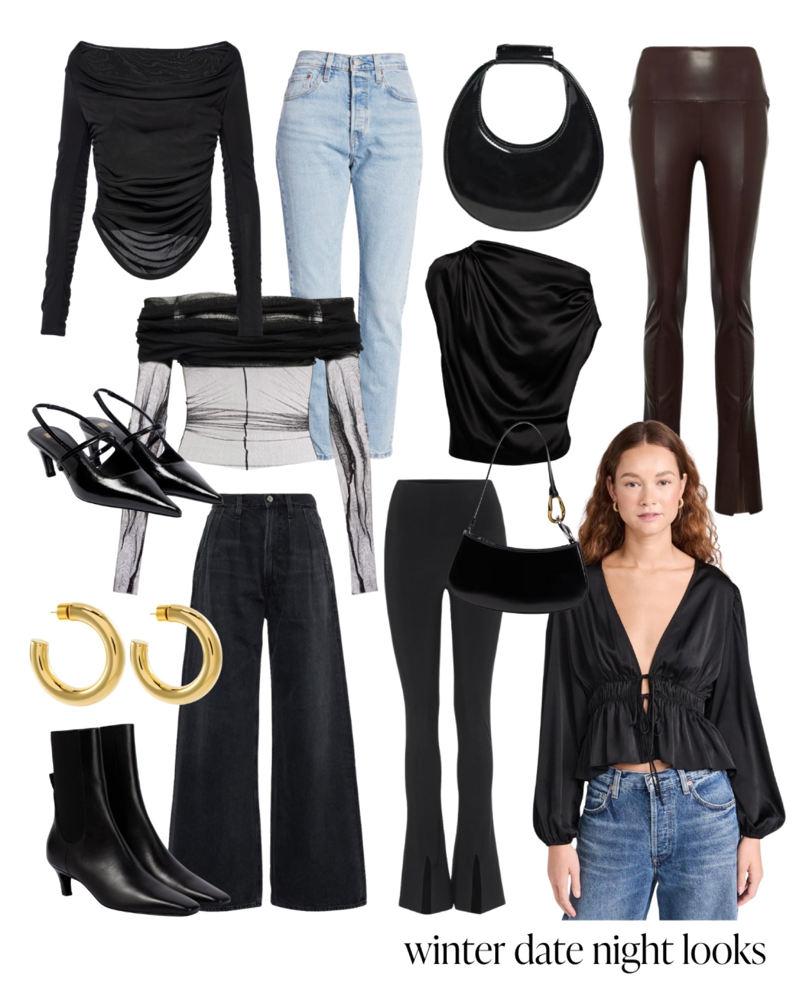 Winter date night outfit ideas 🖤

#LTKstyletip #LTKSeasonal