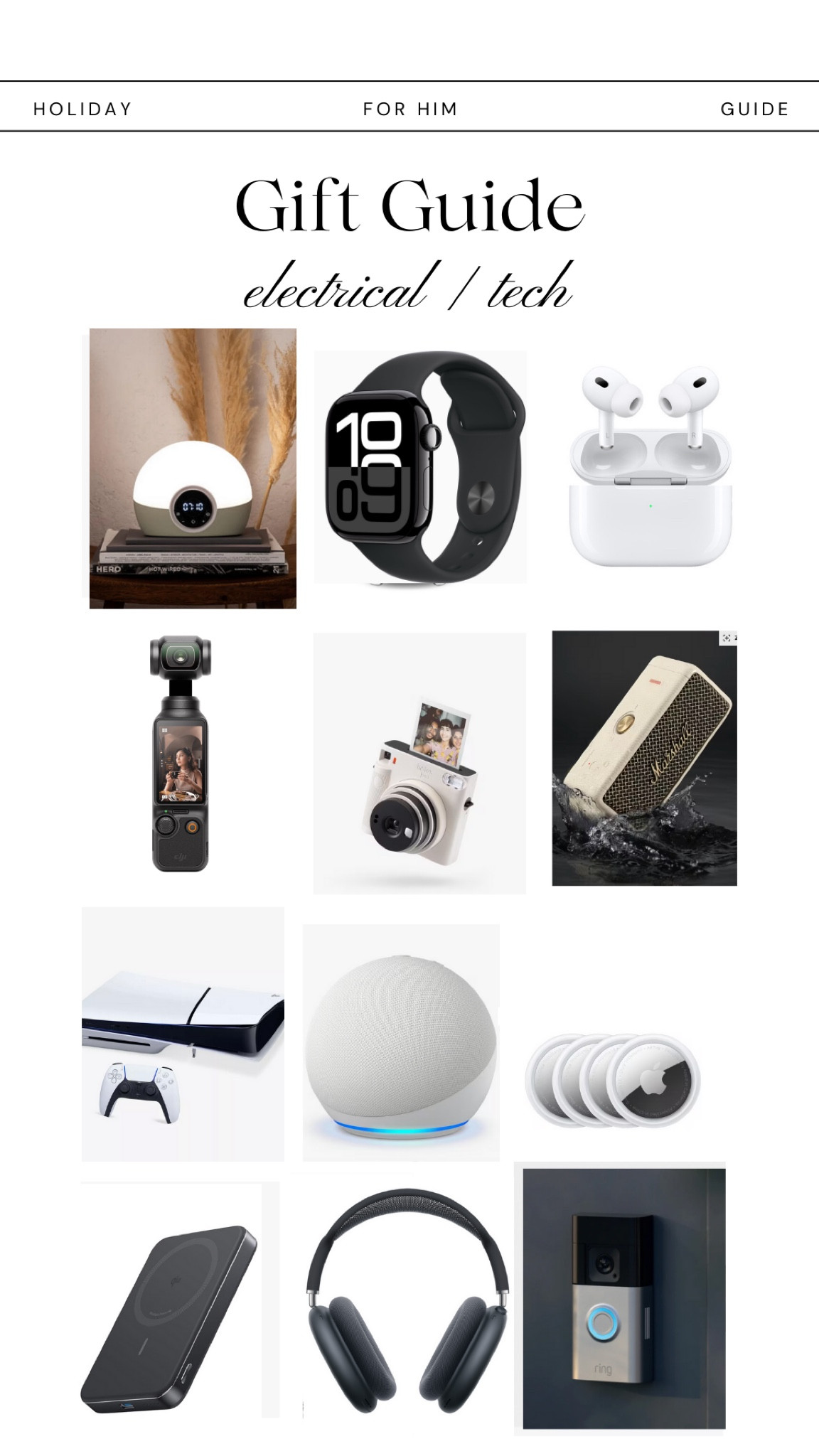 The best electricals gifts for him this gifting season!

#LTKgiftguide #LTKeurope #LTKuk
