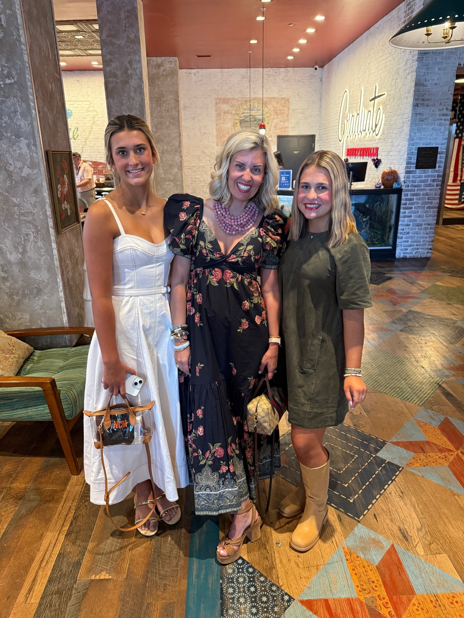 Off to dinner we go!! It’s been a great day in Arkansas! 

Codes:
*Cleobella - CBMIX25
*Allie + Bess - Catherine20￼
*Sprinkled with Pink - Catherine10
