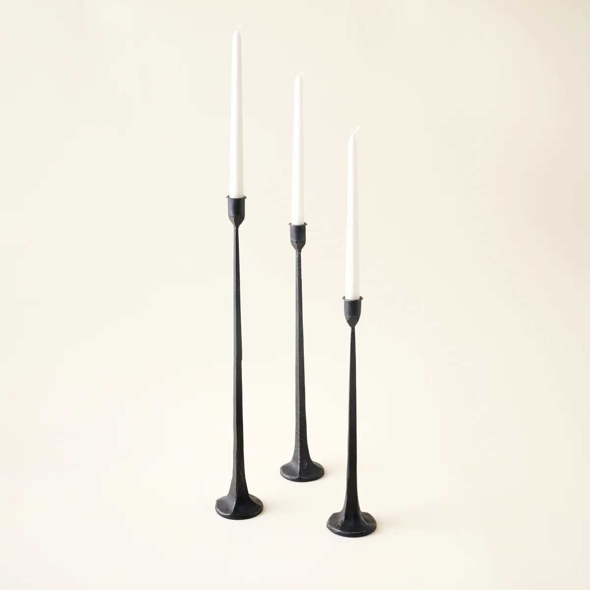 Cast Iron Taper Candle Holders | Kate Marker Home