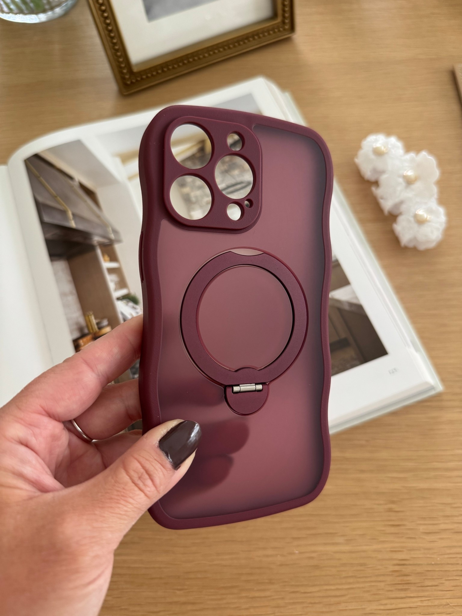 New burgundy phone case 

#LTKStyleTip #LTKFindsUnder100 #LTKFindsUnder50