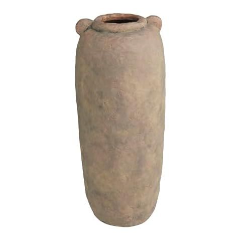Deco 79 Ceramic Distressed Terracotta Vase, 8" x 8" x 16", Brown | Amazon (US)