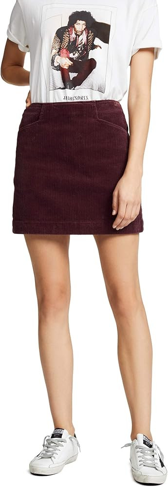 AG Adriano Goldschmied Women's Wide Wale Cord Bernadette Skirt | Amazon (US)