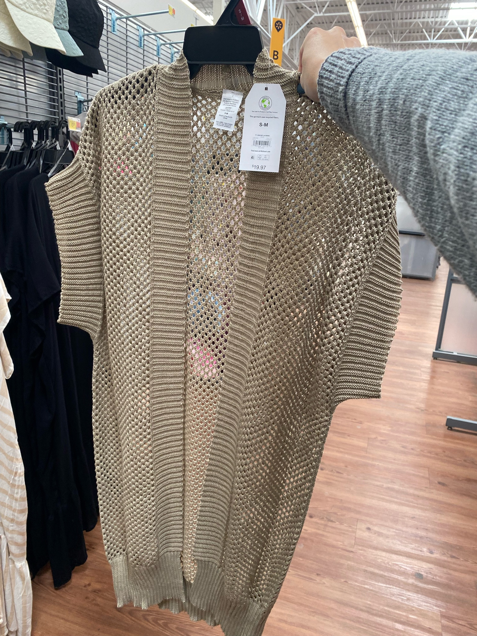 Crochet swimsuit coverup at Walmart! Time and Tru crochet top! Time and Tru swimsuit coverup 