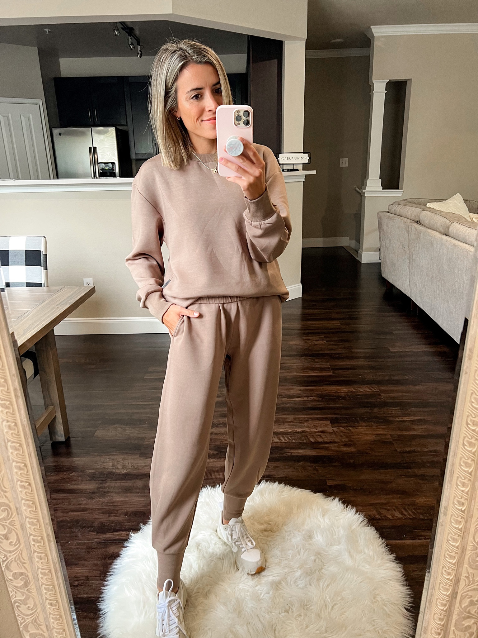 Varley new arrivals 
Size small in pants And sweatshirt (could have done the XS in both) 

#LTKunder100 #LTKfit