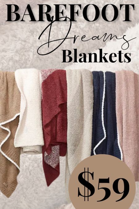 $59 barefoot dreams blankets! Huge sale & LOTS of color options! 

#LTKsalealert #LTKhome #LTKFind