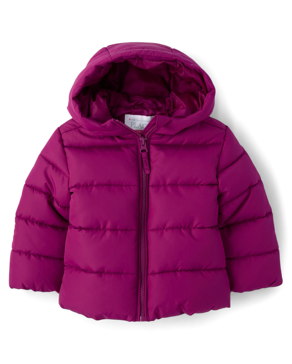 Toddler Girls Puffer Jacket - burgundy | The Children's Place