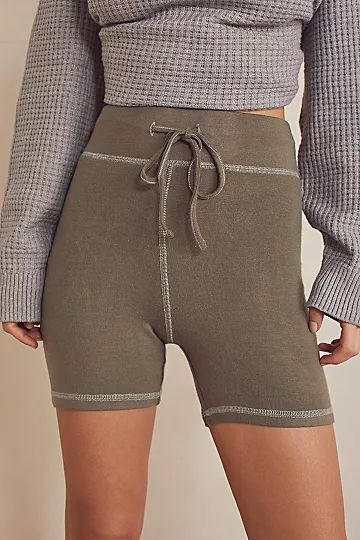 Contrast Stitch Shorts | Free People (Global - UK&FR Excluded)