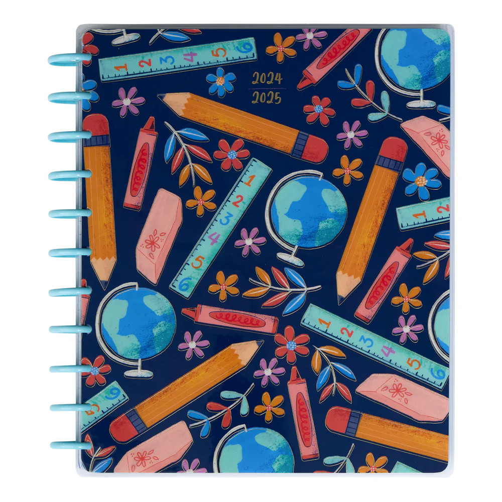 2024 Teach Love Inspire Teacher Happy Planner - Big Teacher Layout - 12 Months | Happy Planner