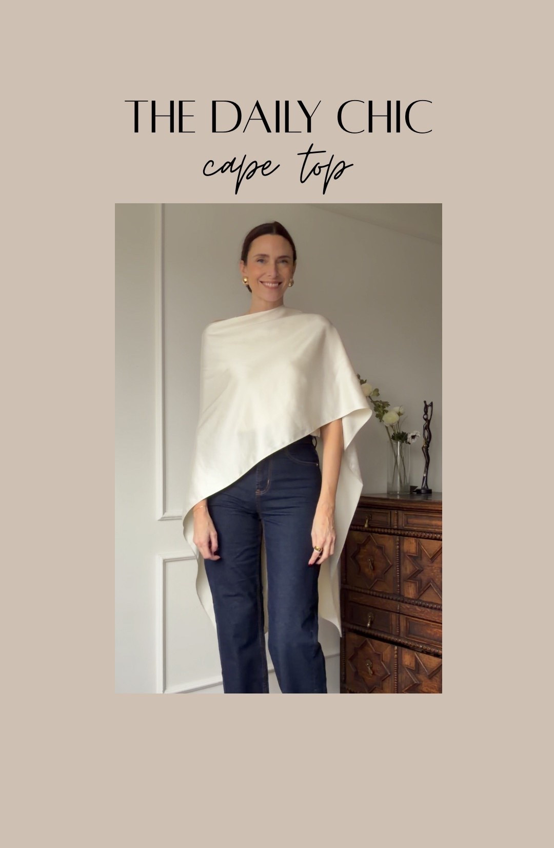 Chic cape top for date night, Jean and nice top, valentines outfit 

Long jeans, dark wash jeans, tall jeans

#LTKTall #LTKootd