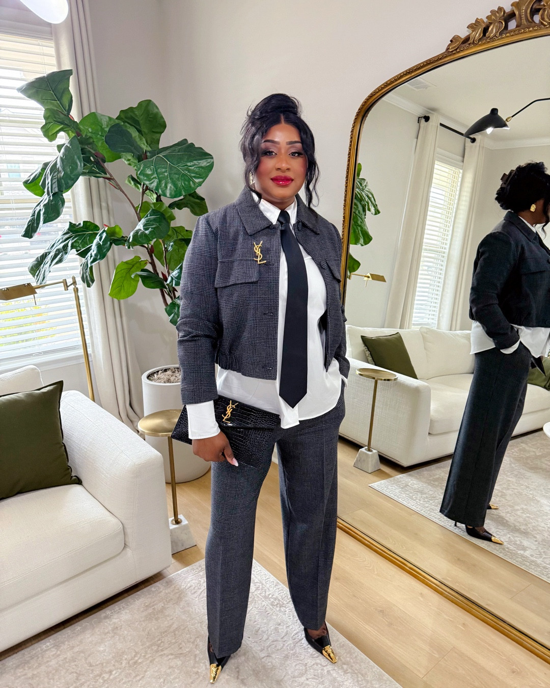 Power Dressing with a Touch of Luxe | Suit up, show up, and own the room! I wore this over the weekend and everyone was obsessed with the look #BossStyle #EffortlessElegance #Fashion #chic

#LTKStyleTip #LTKSaleAlert #LTKFindsUnder100