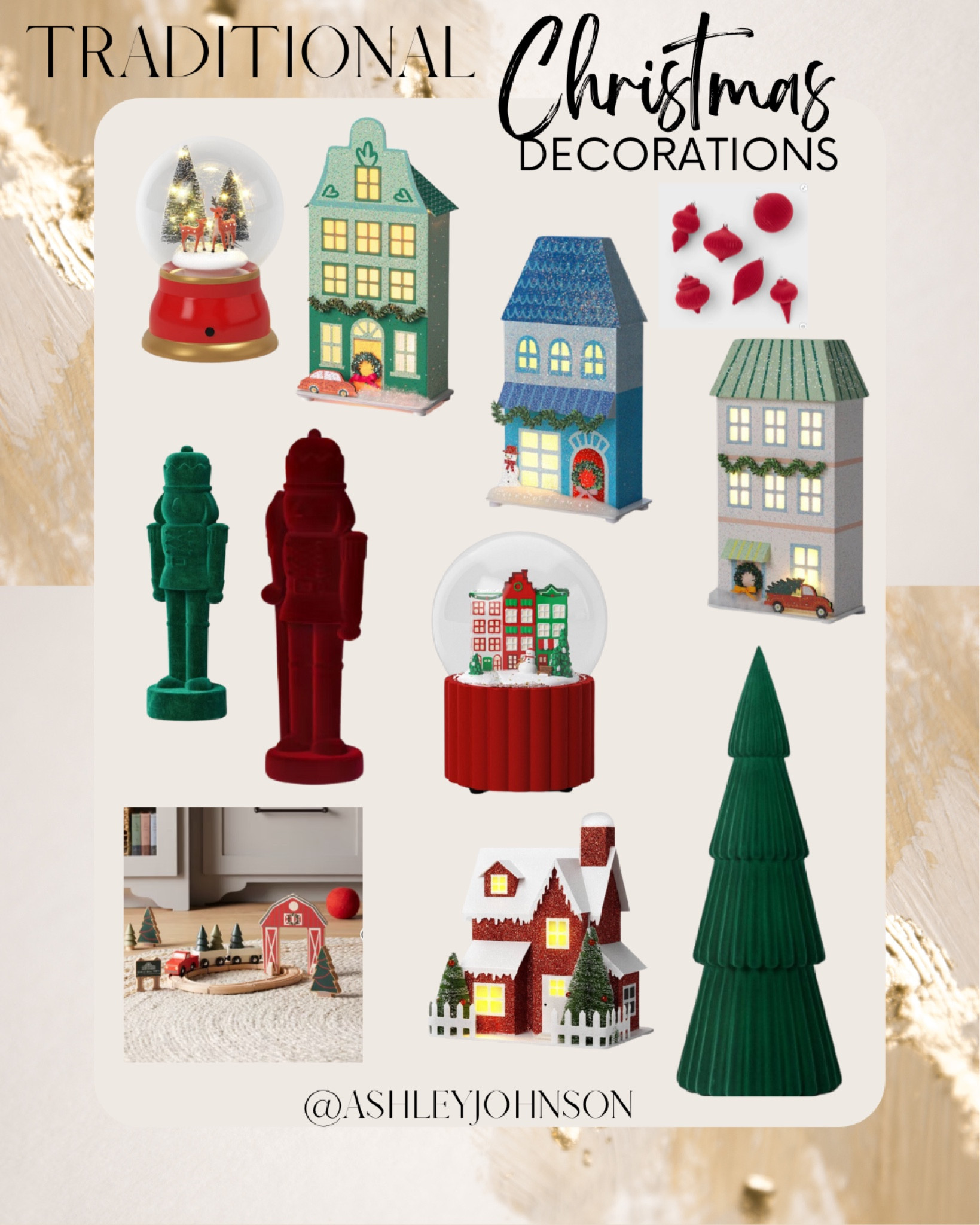 SO.MANY.CUTE.FINDS. 😍🎄🎅🏽✨ #Christmasvillage #holidaydecor #velvetornaments #snowglobes #flockednutcracker #flockedtree #

#LTKHoliday #LTKSeasonal #LTKHome