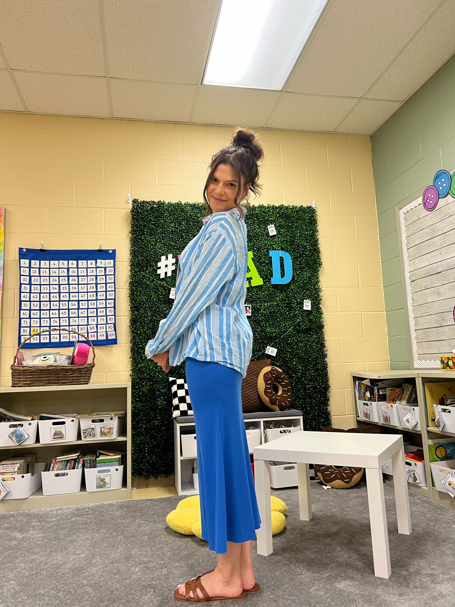 Teacher outfit, summer fashion, summer outfit, spring outfit, bodycon dress, target dress, wild fable dress, oversized button down, blue dress, brown sandals, target sandals, Summer clothes, maxi dress, ribbed maxi dress

#LTKFindsUnder50 #LTKFindsUnder100 #LTKShoeCrush