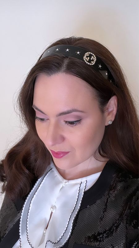 When wearing a super chic headband like this one by Gucci, keep the rest of your accessories simple. This statement headband is so beautiful and is encrusted with crystals. 

#LTKstyletip #LTKover40 #LTKparties