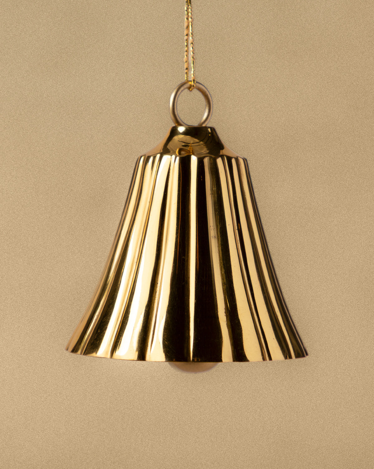 Polished Brass Bell Ornament | McGee & Co. (US)