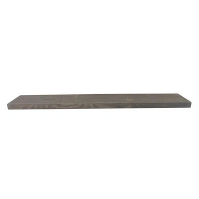 Devyn Floating Shelf Gracie Oaks Size: 2" H x 72" W x 10" D, Finish: Gray | Wayfair North America