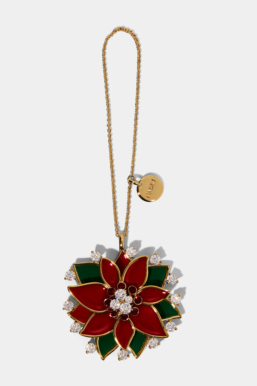 GOOD CHEER POINSETTIA ORNAMENT | NADRI