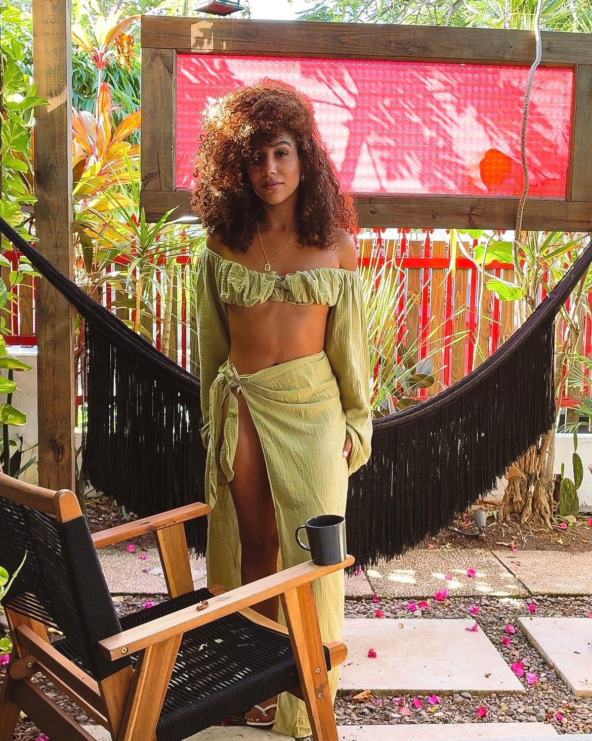 Feeling tropical in this green two-piece set 🌿☀️ Perfect for beach days, resort vibes, and island strolls.

The ruched off-shoulder crop top and tie-side maxi skirt make it effortlessly boho-chic — also available in cream and brown if you want to switch it up.

Shop the look via my LTK link 🛍️

#PuertoRicoStyle #ResortVibes #TropicalOutfit #BeachReady #BohoChic #VacationStyle #IslandLife #SummerWardrobe #TravelLooks #LTKResort


#LTKTravel #LTKootd