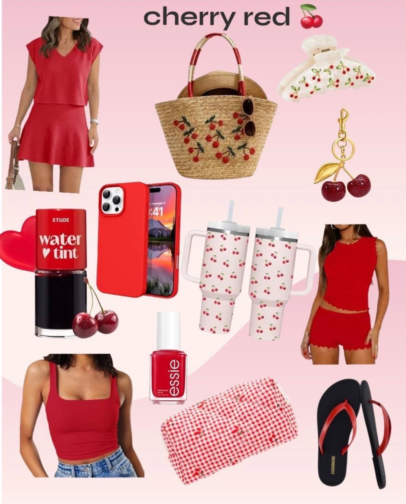 cherry red all summer 🍒

#LTKootd #LTKmomlife #LTKgrwm