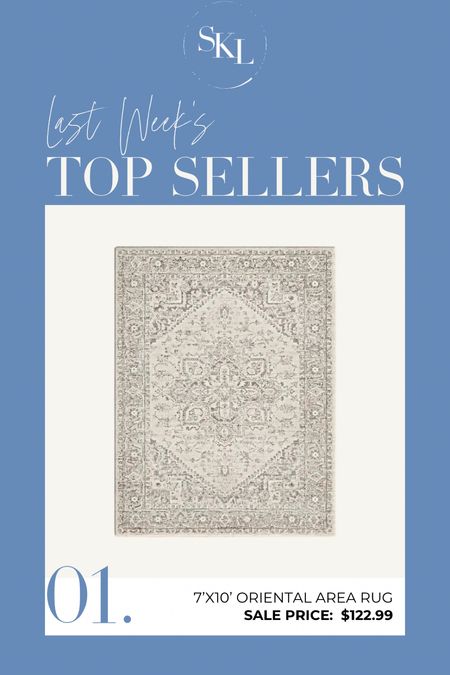 Last Week’s Top Sellers:  this 7x10 are rug on sale now

#LTKHome #LTKStyleTip #LTKSaleAlert