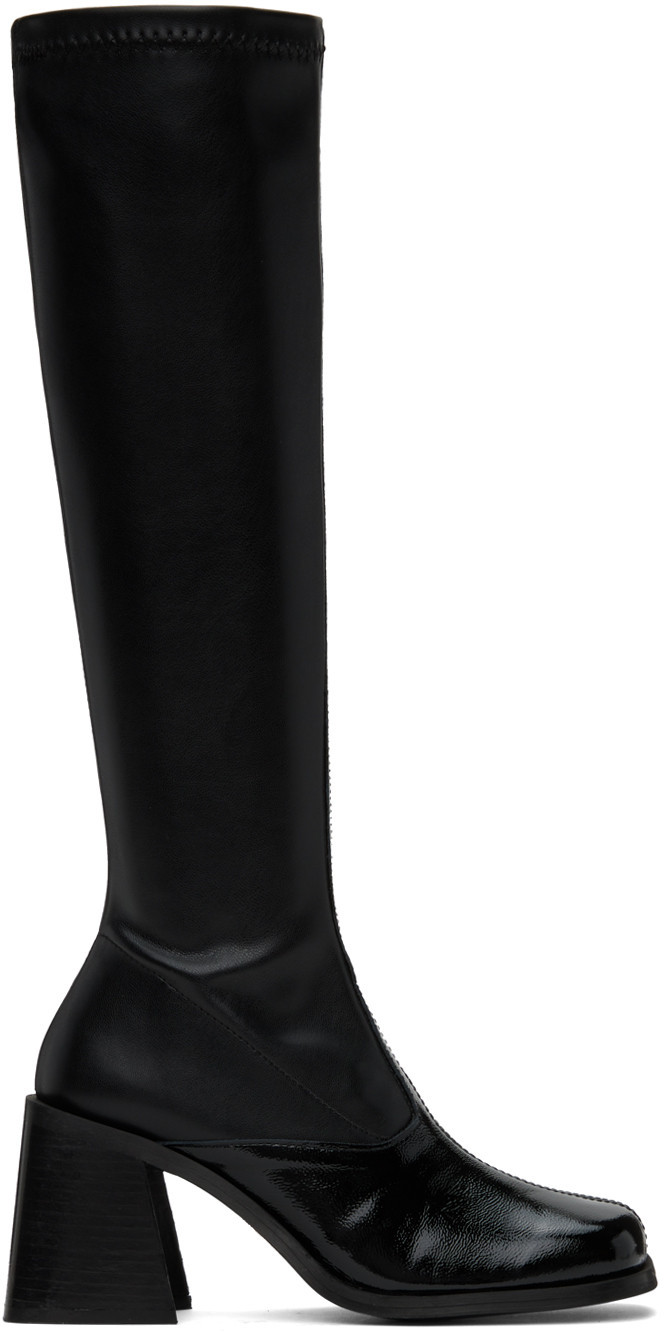 Justine Clenquet SSENSE Exclusive Black Eddie Boots | SSENSE