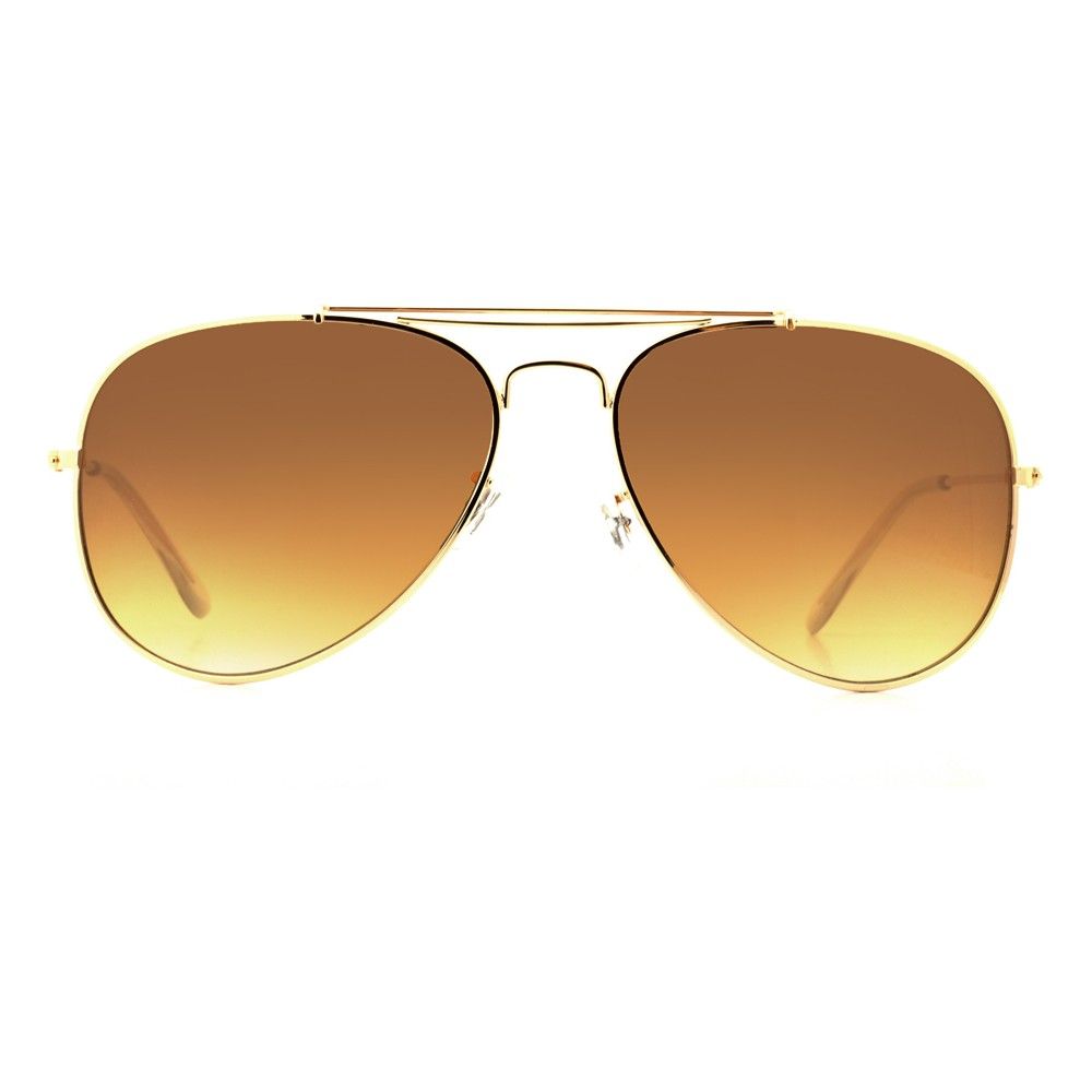 Women's Aviator Sunglasses - A New Day Bright Gold | Target
