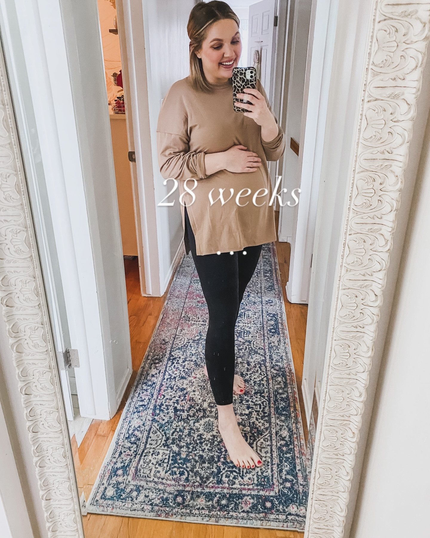 28 vs 20 weeks 

Amazon maternity find! 🤰🏼

This top is super comfy, with plenty of room for the bump to grow. Comes in multiple colors. And is super affordable.




#LTKStyleTip #LTKBump #LTKFindsUnder50
