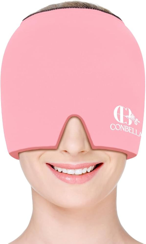 Migraine Relief Cap, Soothing Headache Ice Face Mask Products, Hot and Cold Therapy, Migraine Hea... | Amazon (US)
