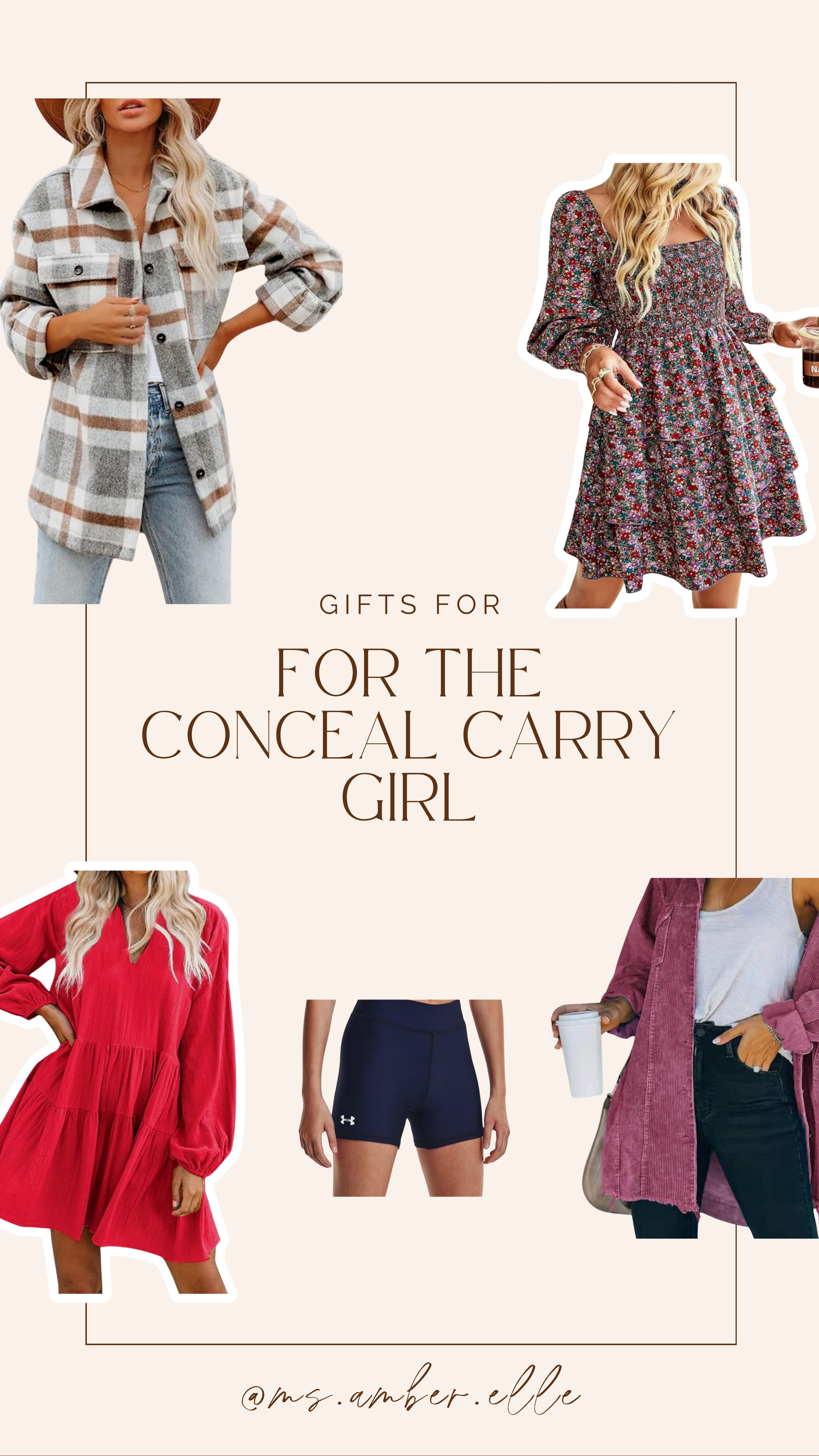 Gifts for the conceal carry girl. 

 #LTKGiftGuide #LTKActive #LTKFitness