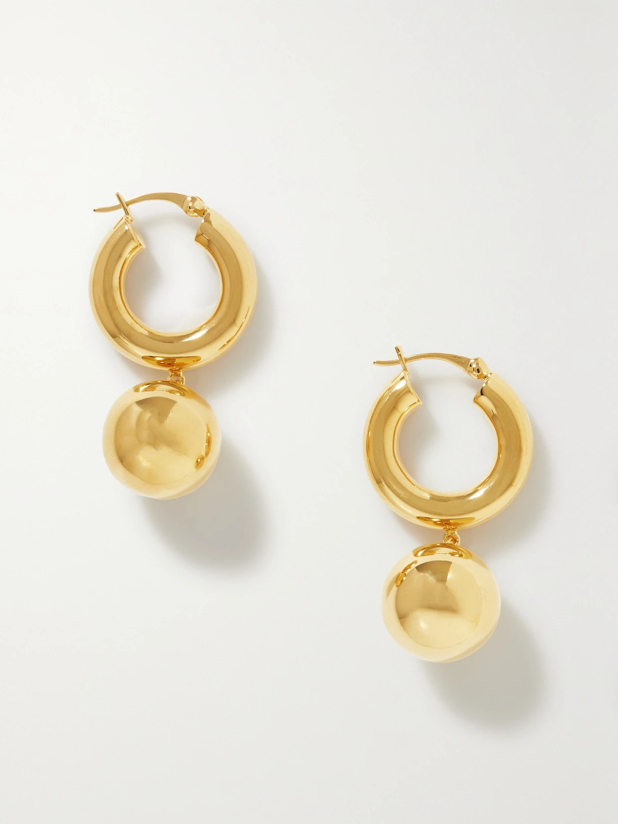 LIÉ STUDIO - The Marie Gold-plated Hoop Earrings - One size | NET-A-PORTER (UK & EU)
