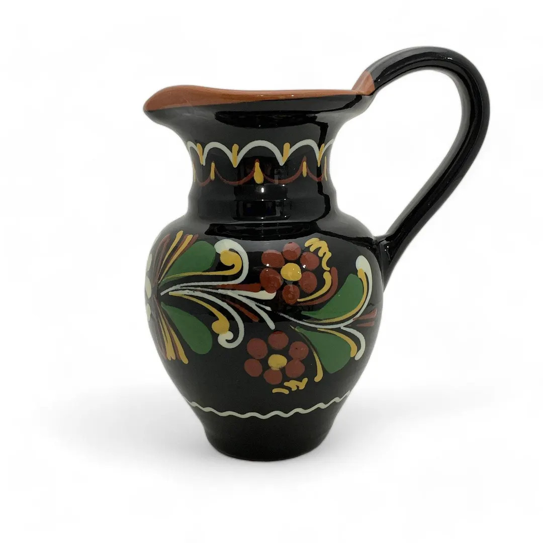 Vintage HMV Hungarian Redware Pottery Pitcher Vase Brown Folk Art 6.5 In. Tall - Etsy | Etsy (US)